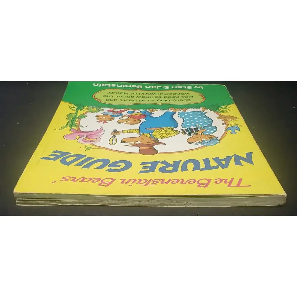 Vintage The Berenstain Bears Nature Guide Oversized Hard Softcover Book